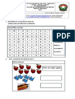 Taller 1 de Inglés Tercero Rosa Andelfo