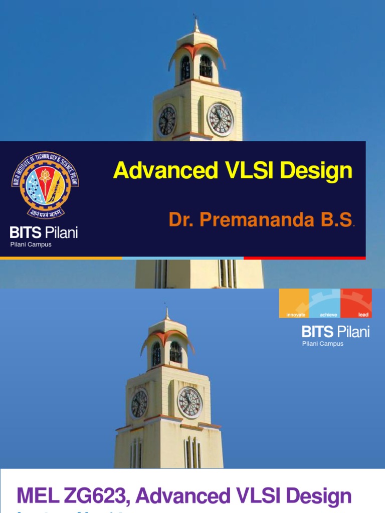 Advanced VLSI Design: Dr. Premananda B.S | PDF | Electrical Network ...