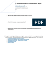 Shoreline and Beach Erosion Notes WebQuest