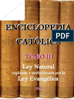 442371185 Enciclopedia Catolica Tomo III Ley Natural y Evangelica 1845