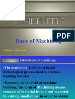 Basic Machining: An Introduction