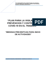 Plan de Vigilancia, Prevencion y Control CHURUMAZU