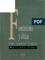 Vidal, Marciano - Feminismo Y Etica - Como Feminizar La Moral