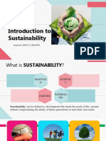 Introduction To Sustainability: Prepared By: BETH G. LABRADOR