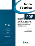 NT_74_Diest_Disoc_Populacao em Situacao de Rua em Tempos de Pandemia