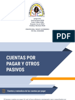 Cuentas Por Pagar y Otros Pasivos