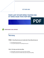 Bài Giảng Pháp Luật Về Hợp Đồng Thương Mại, Kỹ Năng Soạn Thảo Hợp Đồng - Vũ Tuấn Anh - 978529