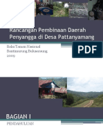 Rancangan Pembinaan Daerah Penyangga di Desa pattanyamang