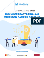 Kumpulan Tips Praktis Untuk UMKM Beradaptasi Dalam Merespon Dampak COVID-19