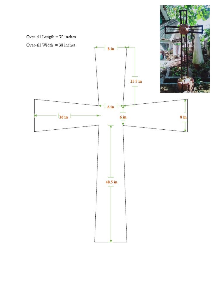 Holy Cross Dimensions and Measurements | PDF