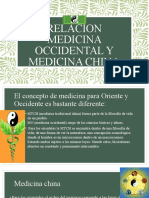 Relacion Medicina Occidental y Medicina China