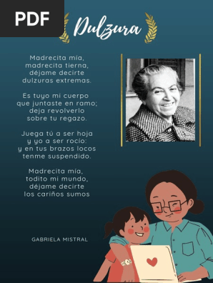 Poema Dulzura Gabriela Mistral Pdf