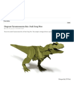 Diagram Tyrannosaurus Rex-Park Yong Woo - Ruby Book Origami