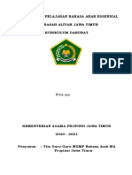 Materi Essensial Bahasa Arab MGMP Ma Jatim 2021