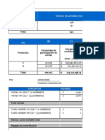 Punto de Equilibrio para Varios Productos