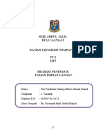 29768715 Kerja Kursus Geografi 2015 Tajuk Migrasi Dalaman Penduduk Taman Impian Langat