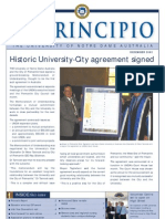 Historic University-City Agreement Signed: This Issue