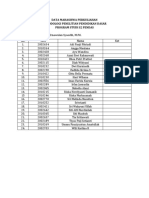 Data Mahasiswa Perkuliahan Metlit