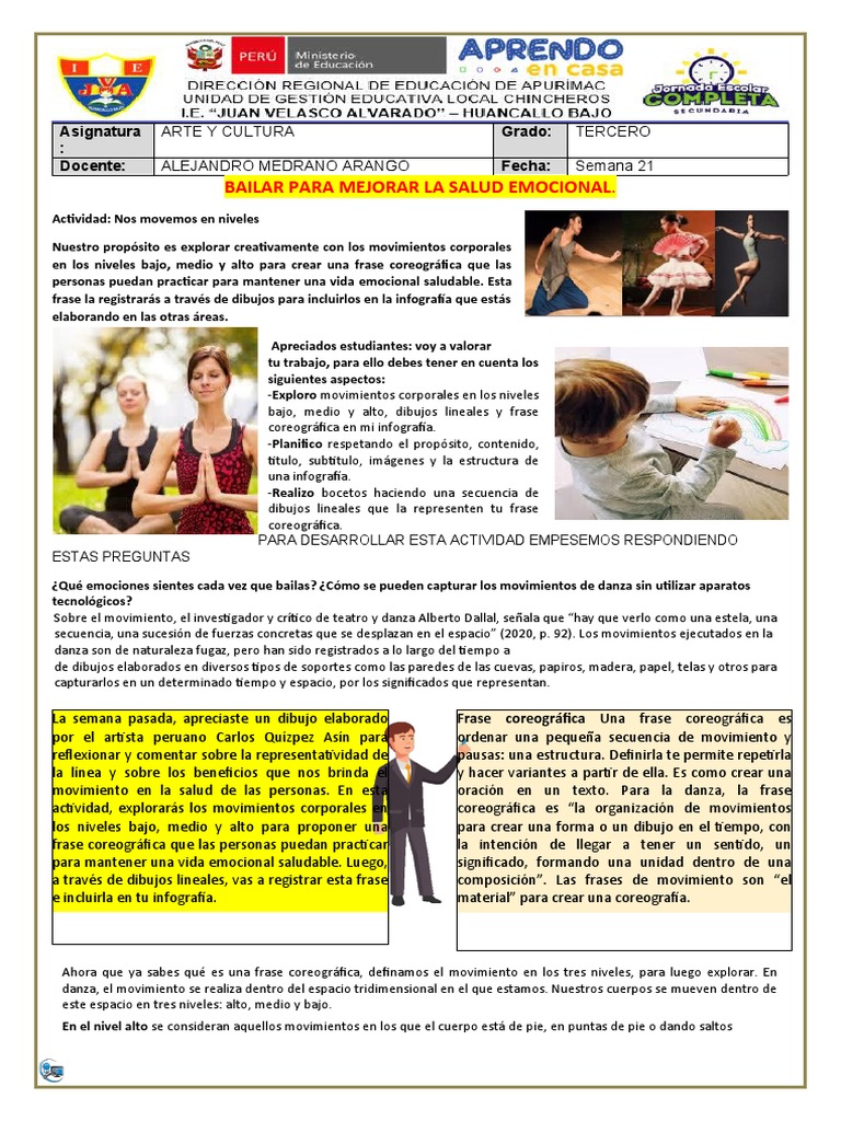 Arte y Cultura Semna 21 | PDF | Bailes