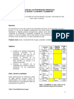 Informe de Propieades Periodicas