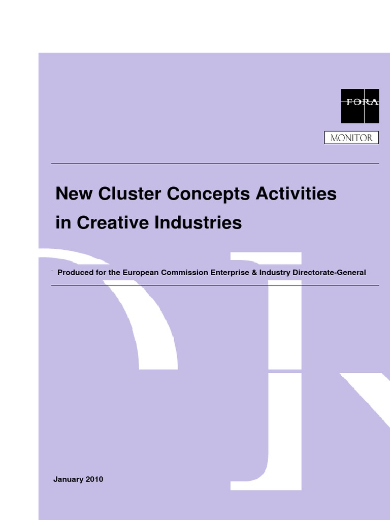Creative Clusters in European Industries | PDF | Benchmarking | Innovation