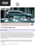 VOLVO XC90 2007 User Manual