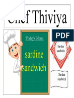Sandwich Poster