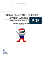 Diktat Ipa Fisika SD Pra Osn 2016