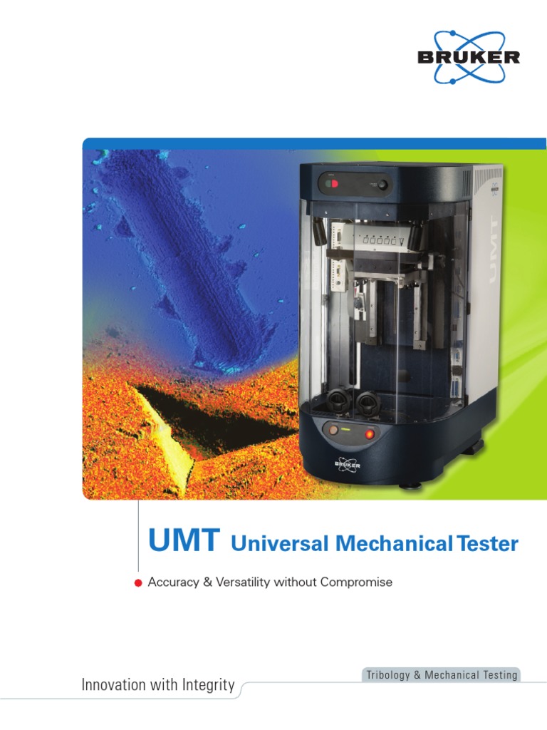 Universal Mechanical Tester: Innovation With Integrity | PDF | Hardness ...