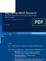 Big Data at BBVA Research: Big Data Workshop On Economics and Finance. Bank of Spain
