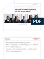 Does Integrated Talent Management Make Recruiting Better?: November 3, 2010