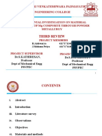 Mg Composite Properties Through Powder Metallurgy