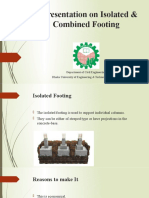 A Presentation On Isolated & Combined Footing