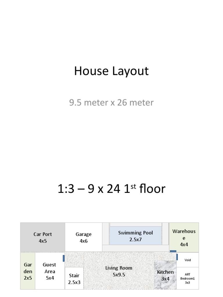 9x24 House Layout Overview | PDF