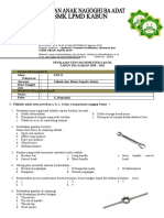 Soal PDTO PTS Ganjil 2020