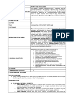 Afar 1 Module On Accounting For Foh