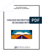 Catalogue Marocain Des Structures Types de Chaussées Neuves