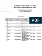 KEMENTRIAN AGAMA REPUBLIK INDONESIA