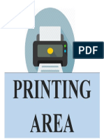 Printing Area