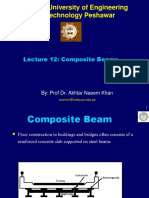 N.W.F.P. University of Engineering and Technology Peshawar: Lecture 12: Composite Beams
