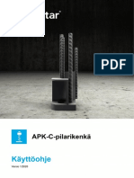 APK-C Pilarikengät Käyttöohje 2020