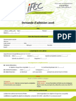 bulletin adhesion IFEC