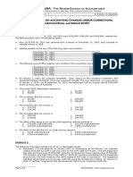 Ap-100Q: Quizzer On Accounting Changes, Error Corrections, Cash/Accrual and Single Entry