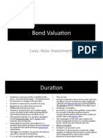 Bond Valuation: Case: Atlas Investments