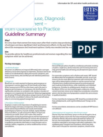 NICE: Menopause, Diagnosis and Management - From Guideline To Practice
