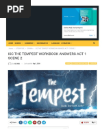 Isc The Tempest Workbook Answers Act 1 Scene 2: Home Science Commerce Mathematics Language Literature