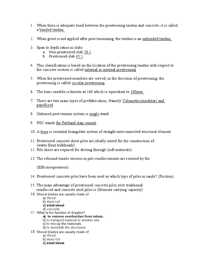 Excavator Types for Foundation Digging | PDF | Prestressed Concrete ...