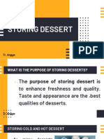 Storing Desserts
