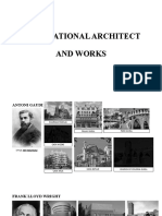 INTERNATIONAL ARCHITECT AND WORKS