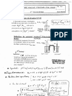 Cour Potentiel Standardd'electrode